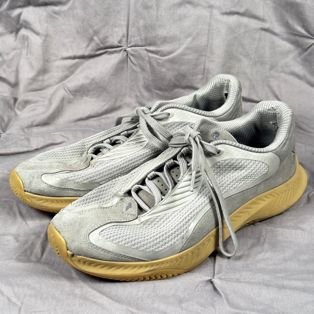 RAD Global R.A.D ONE Training Shoes Grey Gum Sole Mens 10.5 Sneakers Gym Active